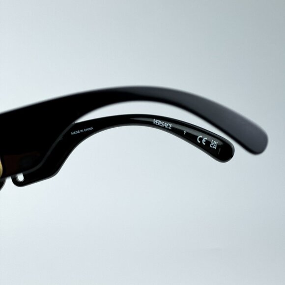 Versace KIDS VK4429U GB1/87 BRAND NEW Sunglasses Black Grey Gold Rectangle Kids - Picture 10 of 12